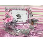 Baby Shower Elephant Guest Book & Corsage Favor Cake Decoration Cake Knife Server Set Baby Shower Baby Girl Gift